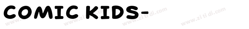 COMIC kids字体转换